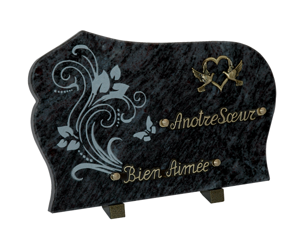 Modèles de plaques funéraires pour rendre hommage