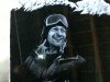 gravure tombe skieur